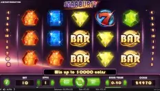 Starburst slot game features